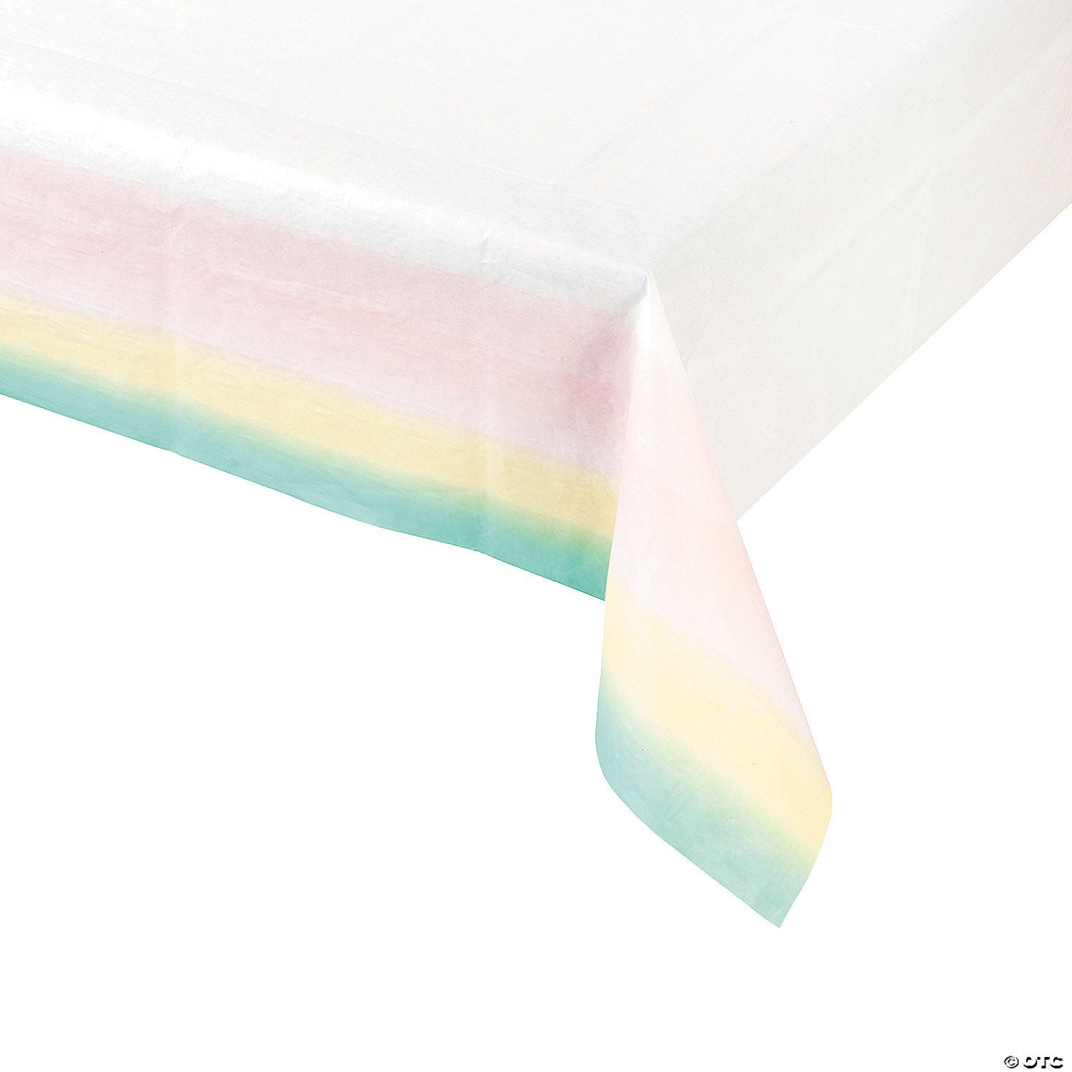 Pastel Rainbow Paper Tablecloth | Oriental Trading Company