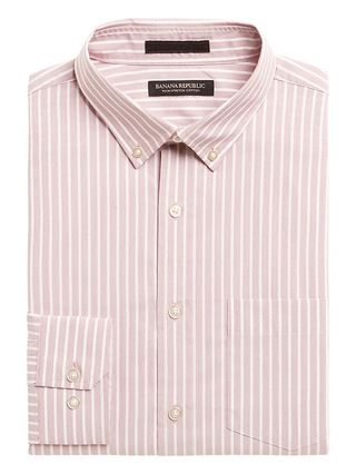 Slim-Fit Tech-Stretch Cotton Shirt | Banana Republic (US)