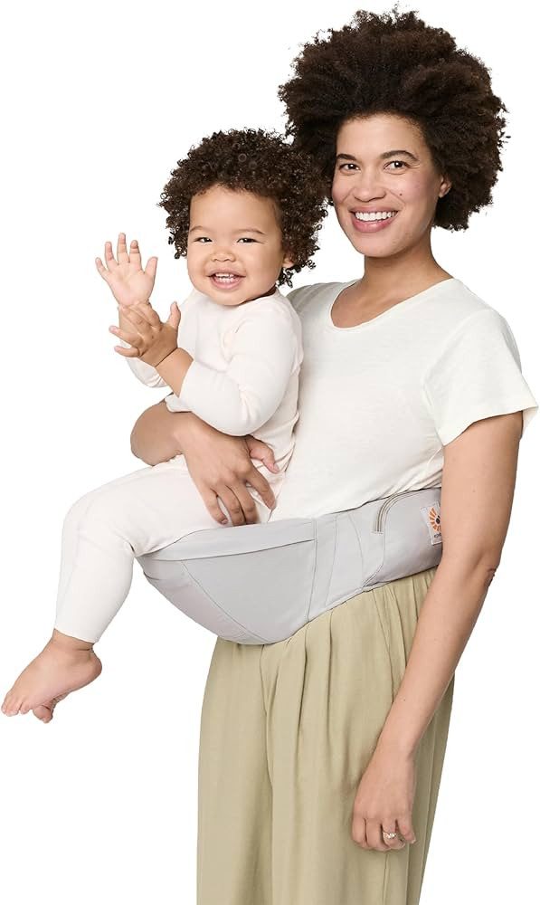 Ergobaby Ergonomic Baby Carrier Hip Seat with Storage, Comfortable Wide Waistbelt and Lumbar Supp... | Amazon (US)