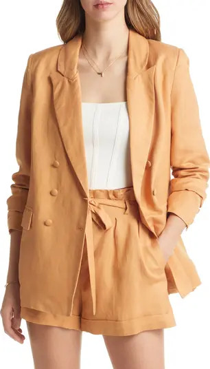 VICI Collection Linen Blend Blazer | Nordstrom | Nordstrom