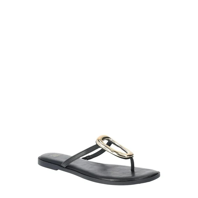 Time and Tru Women's Ornament Thong Sandals | Walmart (US)