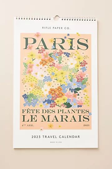 Rifle Paper Co. 2023 Fete des Plantes Wall Calendar | Anthropologie (US)