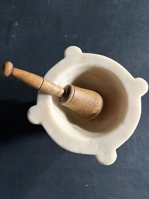 Vintage Marble Mortar and Pestle Pre-1910 | eBay US