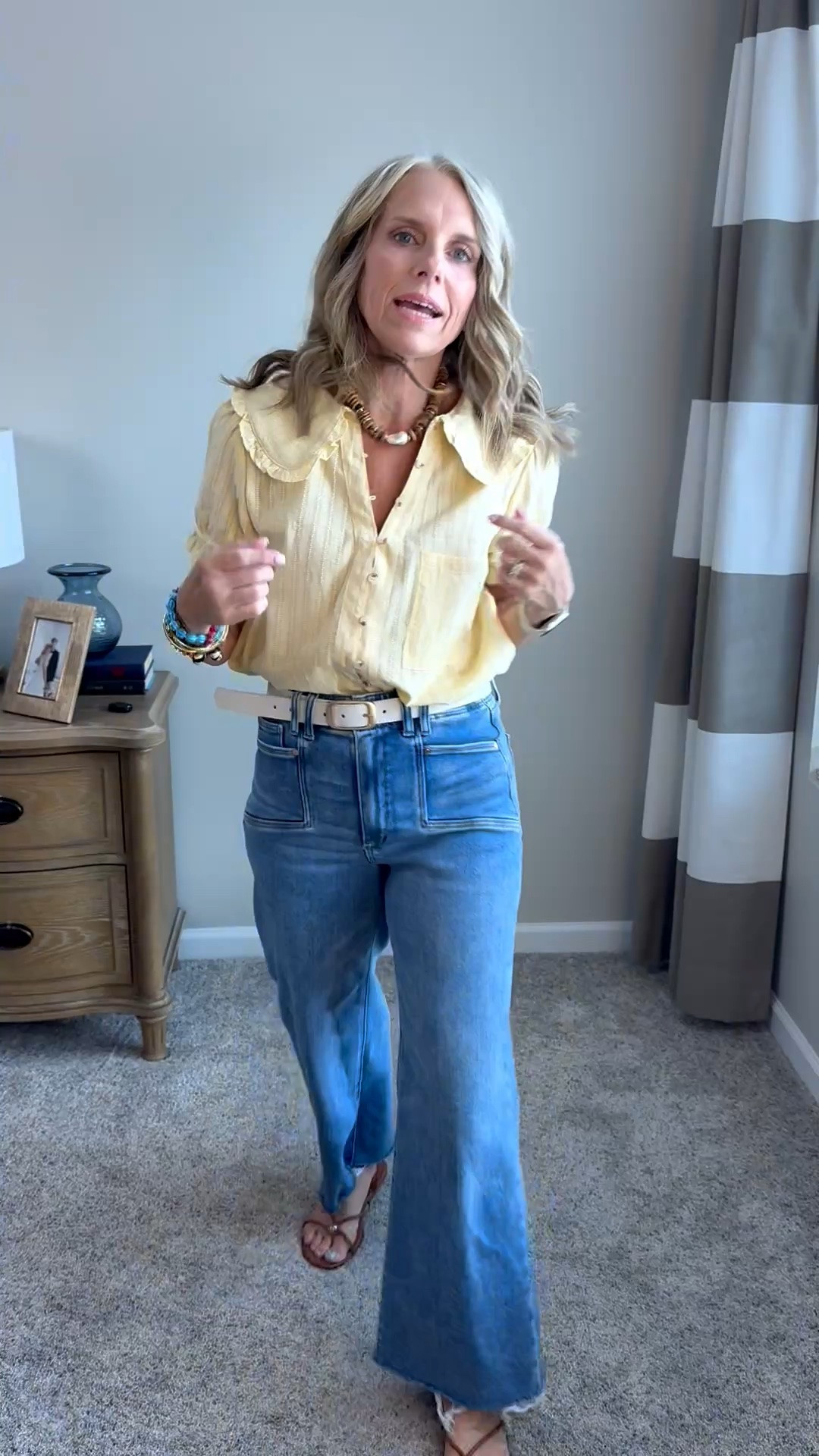 Easy OOTD with a little high end and a little budget friendly. Can you guess which is which. I’m wearing 27 in the denim, but prefer 26, and small top 
CODES:
COAST20 on Allie + Bess
COAST25 on Erin McDermott

#LTKdayinmylife #LTKOver40 #LTKootd