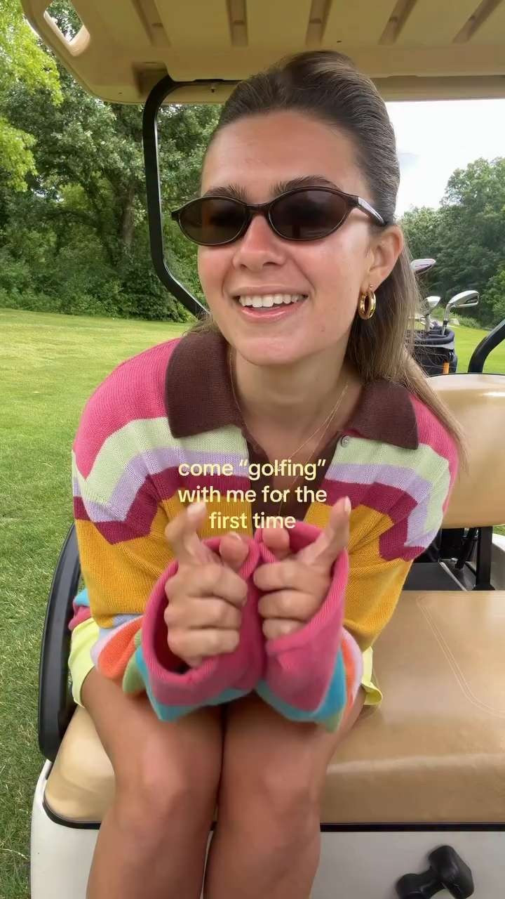and now I wanna take golf lessons ⛳️🤌🏼🏌️‍♀️ 

 
