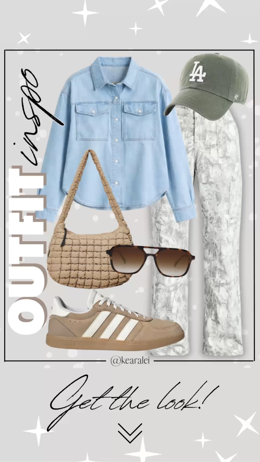 Spring outfits 2026 winter outfits cool mom outfit Amazon fashion light grey white camo cargo pocket pants Camo Pants Women Baggy Y2K Camouflage Cargo Pants High Waisted Wide Leg jeans denim light wash denim button up shirt chambray long sleeve top tan brown khaki beige adidas sambas sneakers shoes with light sage green 47 brand baseball hat cap brown aviator sunglasses quilted puffer bum bag crossbody purse bumbag carryall || #amazon #outfit #winter #fall #cozy #freepeople #vest #affordable #neutrals
.
.
.

Fitness Wear, Activewear, exercise outfit, workout leggings, sports bra, Lulu lemon, free people motion active athleisure Amazon fashion, teacher outfits, business casual, casual outfits, neutrals, street style, Midi skirt, Maxi Dress, Swimsuit, Bikini, Travel, skinny Jeans, Puffer Jackets, Concert Outfits, Cocktail Dresses, Sweater dress, Sweaters, cardigans Fleece Pullovers, hoodies, button-downs, Oversized Sweatshirts, Jeans, High Waisted Leggings, dresses, joggers, fall Fashion, winter fashion, leather jacket, Sherpa jackets, Deals, shacket, Plaid Shirt Jackets, apple watch bands, lounge set, Date Night Outfits, Vacation outfits, Mom jeans, shorts, sunglasses, Disney outfits, Romper, jumpsuit, Airport outfits, biker shorts, Weekender bag, plus size fashion, Stanley cup tumbler Target, Abercrombie and fitch, Amazon, Shein, Nordstrom, H&M, forever 21, forever21, Walmart, asos, Nordstrom rack, Nike, adidas, Vans, Quay, Tarte, Sephora, lululemon, free people, j crew jcrew factory, old navy


#LTKSaleAlert #LTKootd #LTKSeasonal