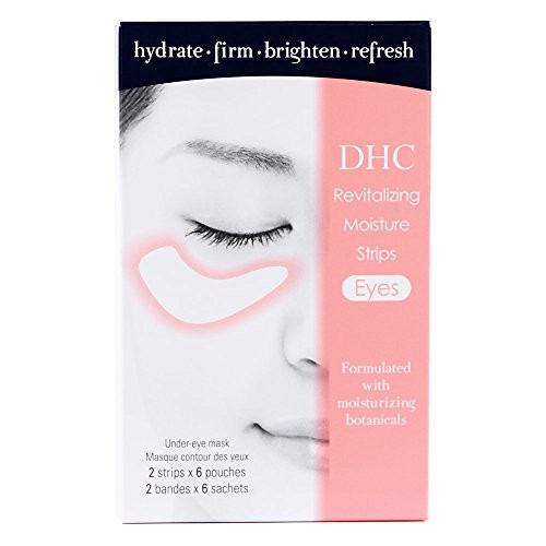 DHC Revitalizing Moisture Strips: Eyes, Gel Strip Masks, 6 Applications Each 6 Count (Pack of 2) | Amazon (US)