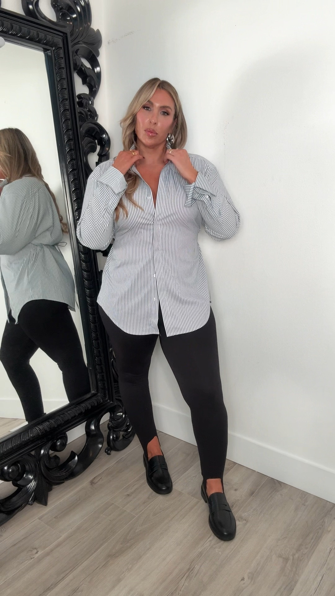 Updated legging idea for 2025

Amazing stirrup legging pant from Spanx. High stretch but compressive and comfortable wearing XL reg. Also linked the non stirrup legging version. 

top L (tie back to cinch waist)

loafers old linked similar 

#midsizefashion #midsize #outfitideas #thanksgivingoutfits #fallfashion 

#LTKShoeCrush #LTKFindsUnder100 #LTKMidsize #LTKStyleTip

#LTKStyleTip #LTKTall #LTKMidsize