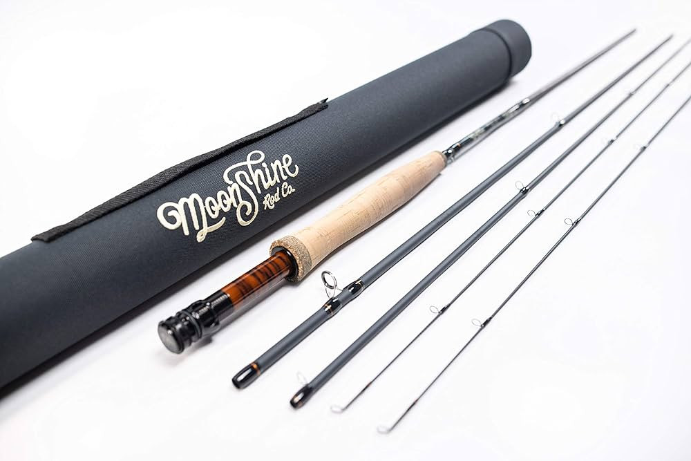 Moonshine Rod Company Fly Fishing Rod with Carrying Case and Extra Rod Tip Section | Amazon (US)