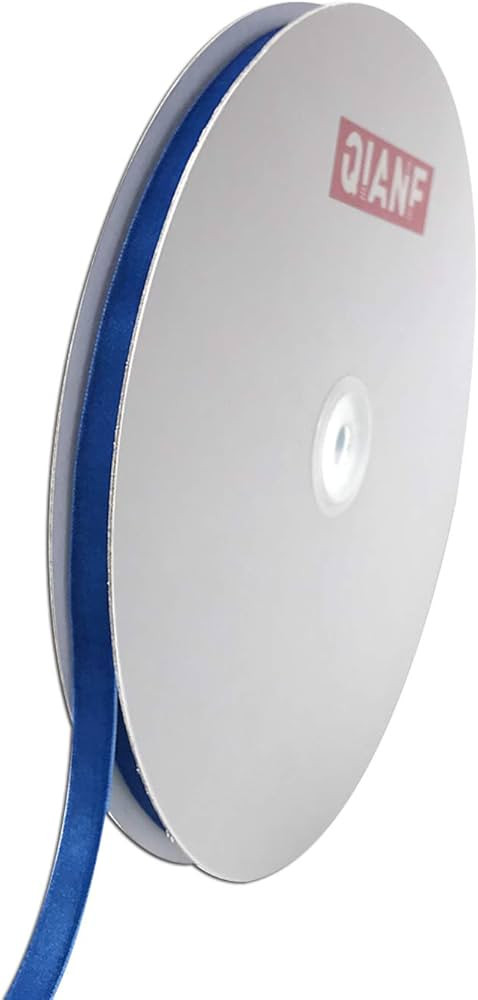QIANF Vintage Sapphire Blue Velvet Ribbon, 3/8 Inch X 25Yd | Amazon (US)