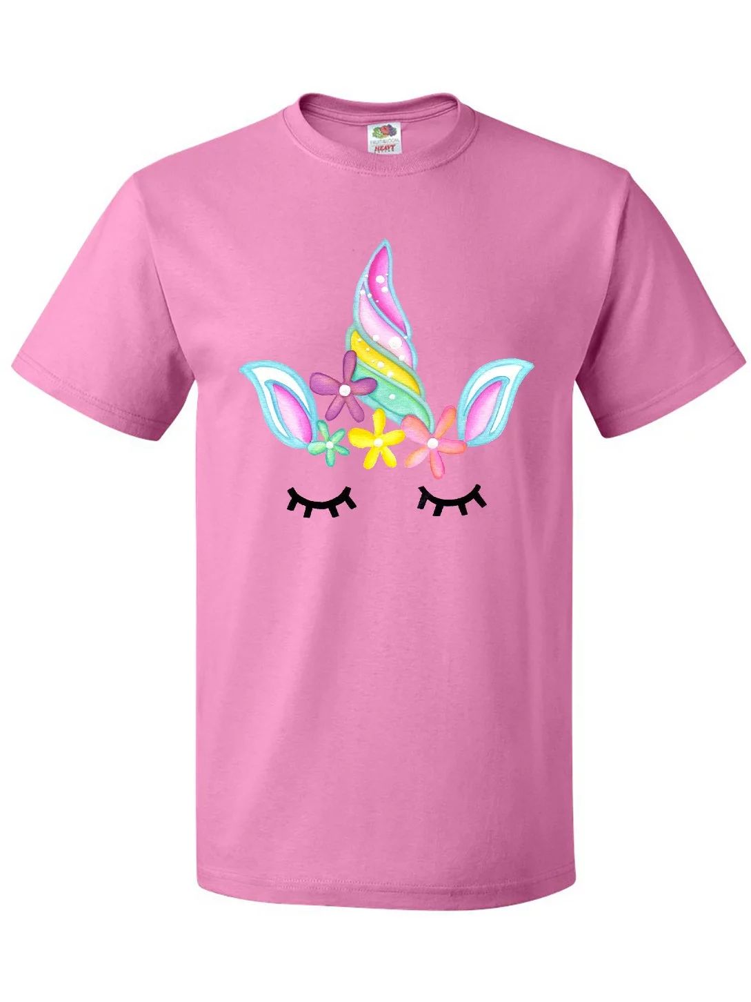 Inktastic Unicorn Face T-Shirt | Walmart (US)