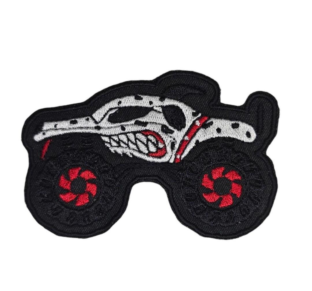 Monster Truck Embroidered Patches Iron on Sew On - Etsy | Etsy (US)