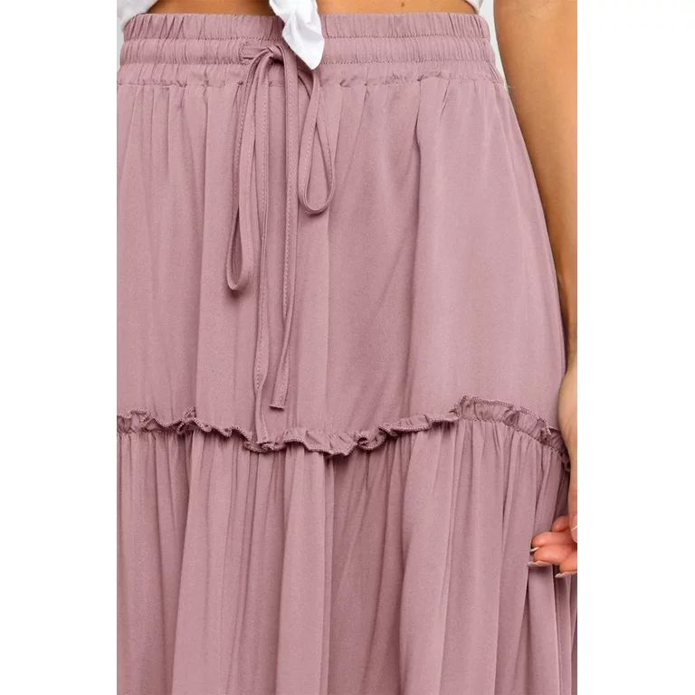 Fantaslook Women's High Waist Midi Skirt Female Boho A-Line Flowy Pleated Skirts | Walmart (US)