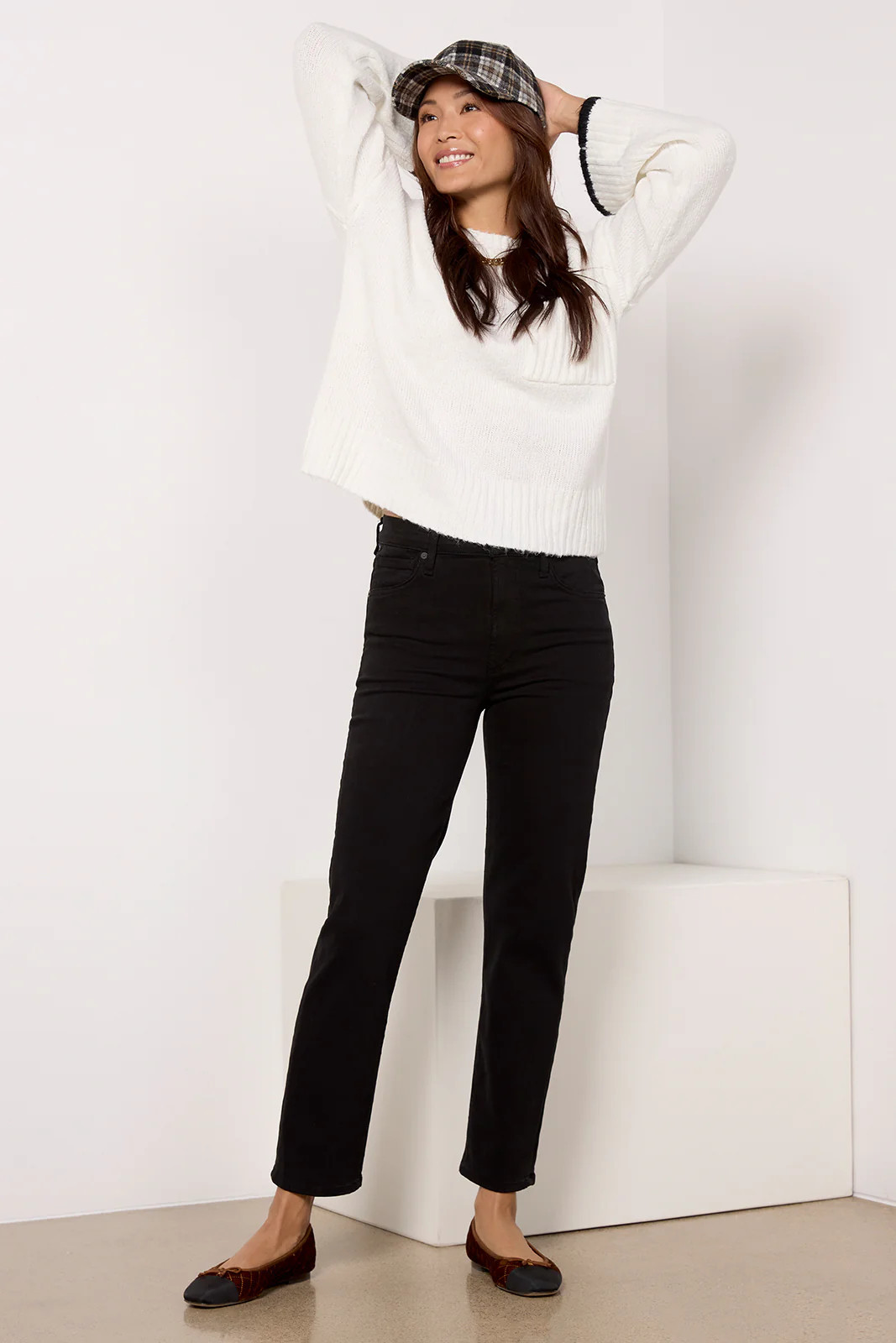 Caia High Rise Straight Jean | Evereve