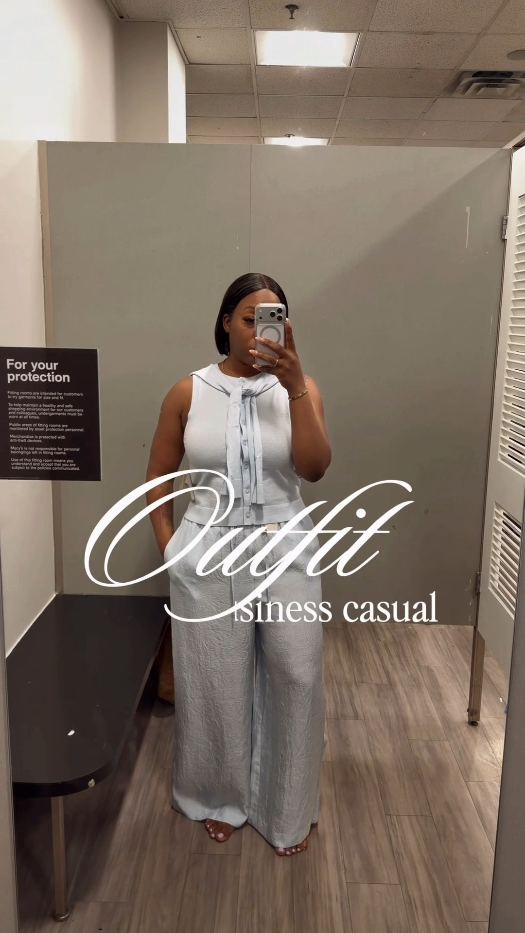 Business casual 
5ft 6” 210lbs
Cardigan size large 
Pants Xl for both fits 
Blazer medium 

#LTKgrwm #LTKootd #LTKSpringSale