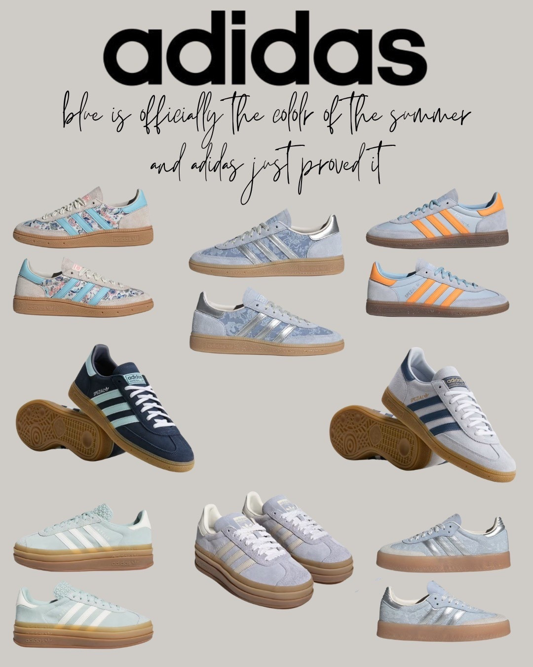 Blue is officially the color of summer 💙 and adidas just dropped the prettiest spring shades

Obsessed with these soft blue tones for everyday wear — perfect for workouts, errands, and that effortless off-duty look. These pieces are comfy, flattering, and so easy to style (think neutrals, whites, or even a full monochrome moment 🩵)

If you’ve been wanting to refresh your spring/summer wardrobe, this is your sign to add some blue into the mix 👀

#ltkstyle #ltkactive #athleisurewear #springoutfits #summerstyle #adidas #casualoutfits #everydaystyle #fitnessstyle #neutralstyle #trendingcolors

#LTKOver40 #LTKActive #LTKmomlife