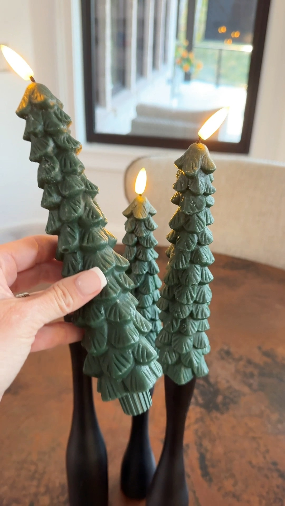Super cute Christmas Tree flickering candles. These are great additions to a centerpiece or fireplace mantle! 

Christmas Decor, Christmas Tree, Holiday Candles

#LTKHoliday #LTKHome #LTKSeasonal