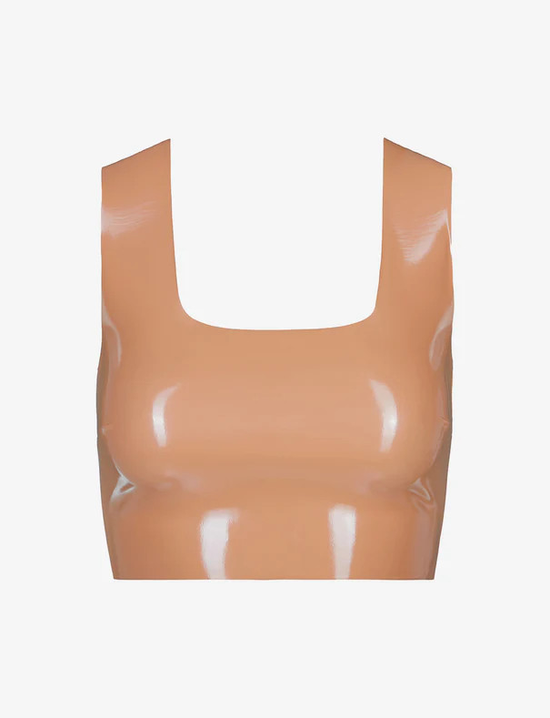 Faux Patent Leather Crop Top | Commando®