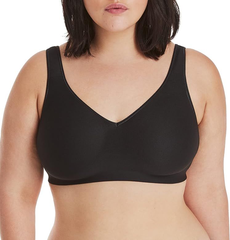 Hanes Women's Wireless Bra with Cooling, Seamless Smooth Comfort Wirefree T-Shirt Bra | Amazon (US)