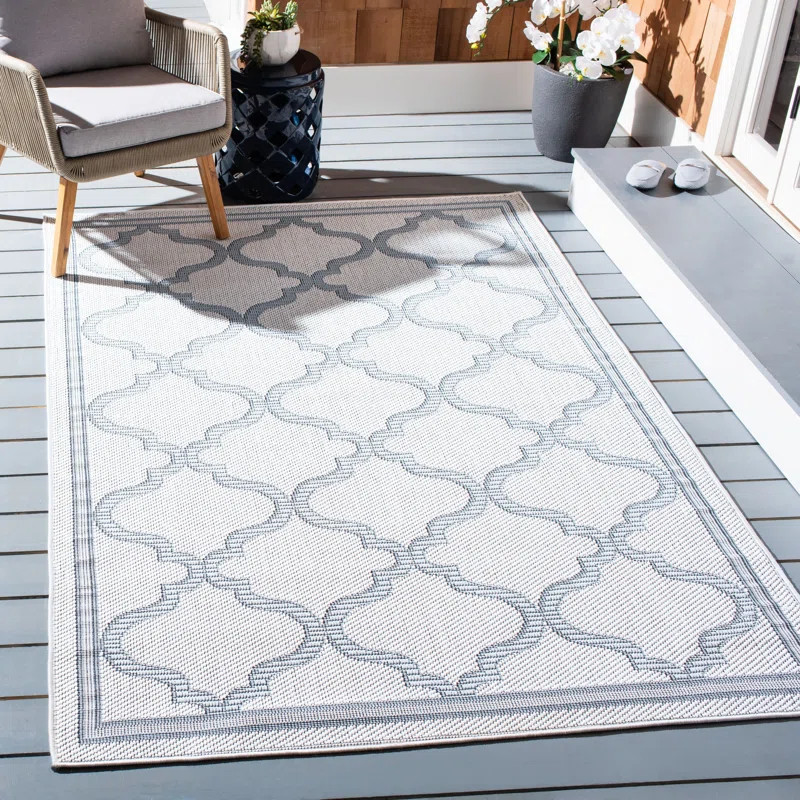 Murielle Performance Machine Washable Geometric Rug | Wayfair North America
