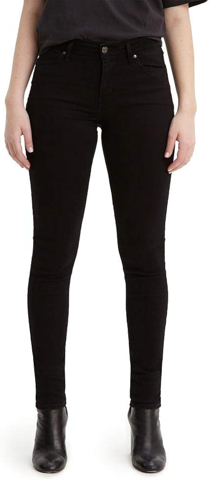 Levi's Women's 711 Skinny Jeans, Soft Black, 24W x 30L at Amazon Women's Jeans store | Amazon (US)