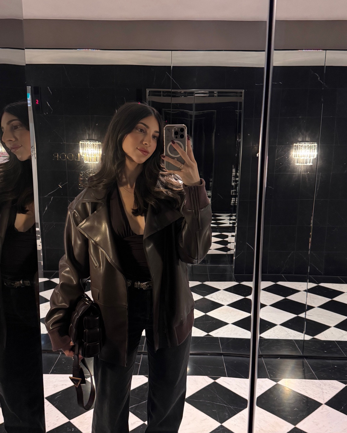 The BEST oversized brown leather jacket in the softest material ever. So versatile I love wearing day to night. Also if you can’t tell I’m a Bottega girly, the quality & styles are unmatched 🤝

#LTKaustralia #LTKwinter #LTKdatenight