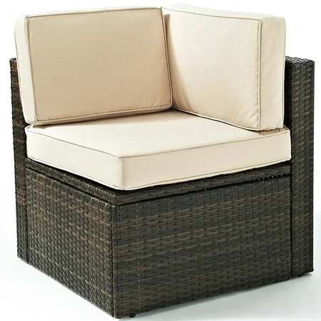 Crosley Furniture Palm Harbor Outdoor Wicker Corner Chair | Walmart (US)