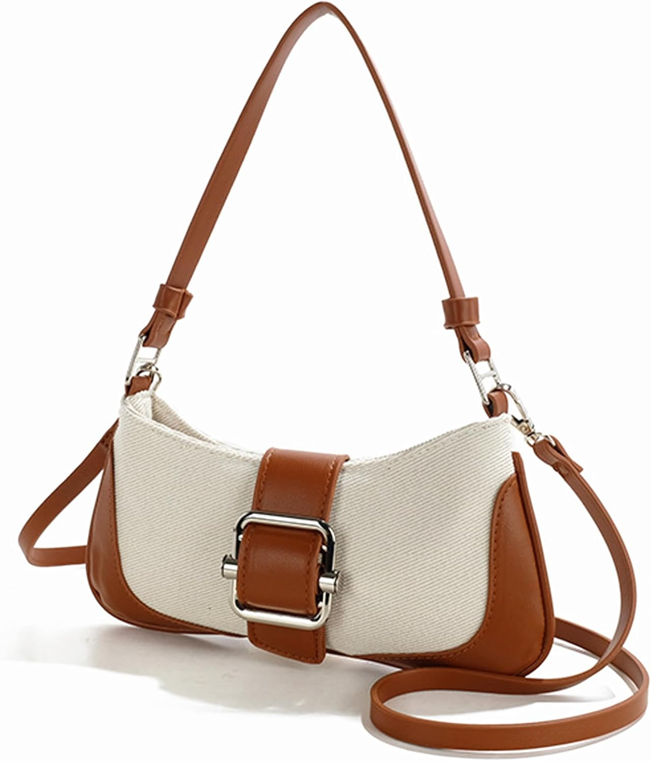 Denim Bag for Women Mini Hobo Purse Leather Canvas Crossbody Small Tote Jean Shoulder Handbags fo... | Walmart (US)