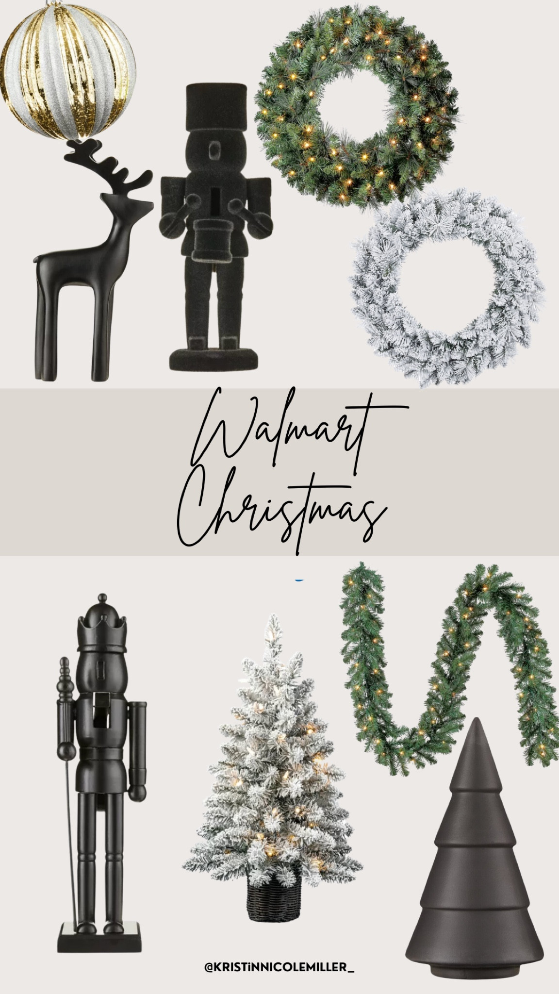 Walmart Christmas, holiday, home decor, garland, deer, reindeer, wreath, nutcracker, flocked, mini tree 

#LTKSeasonal #LTKHoliday #LTKhome