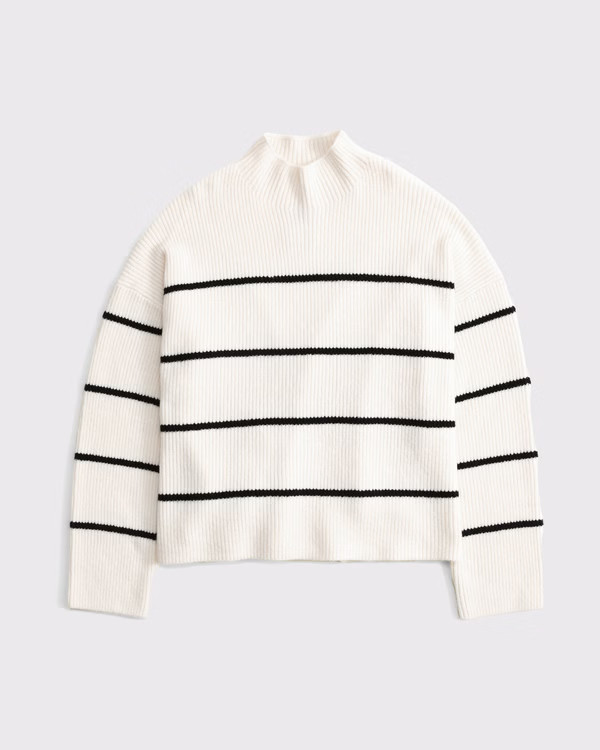 Easy Funnel Neck Sweater | Abercrombie & Fitch (US)