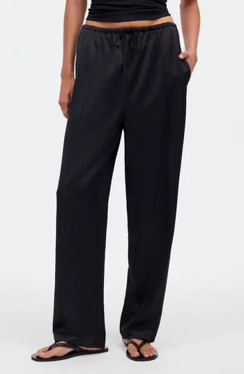 Madewell Pintuck Slim Pull-On Pants | Nordstrom | Nordstrom