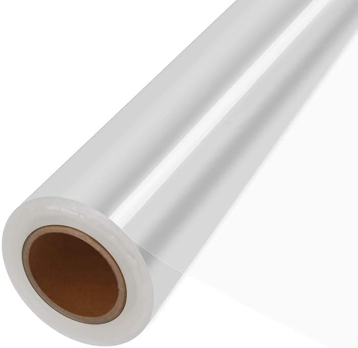 JOYIT 100 ft Clear Cellophane Wrap Roll (31.5 in x 100 ft) - 3 Mil Thicken Cellophane Roll,Cellop... | Amazon (US)