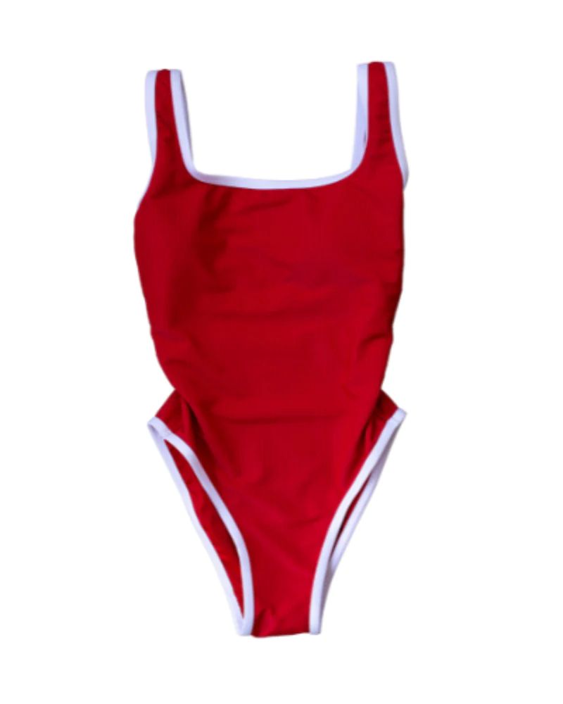 PREORDERS CLOSED- Ocean Isle One Piece- Red | LainSnow