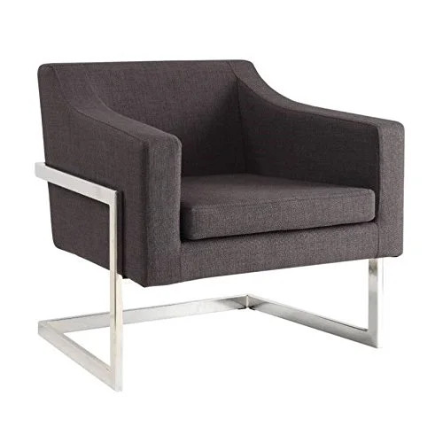 Modern Accent Arm Chair in Gray | Walmart (US)