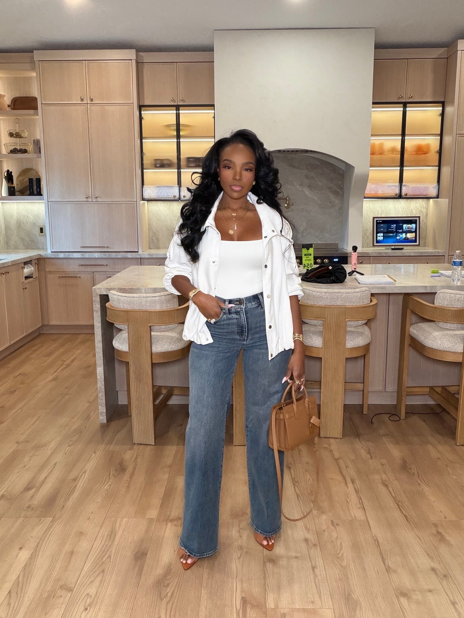 Scroll to shop! ✨ Everything from this look is linked below. 👇🏽    

Wearing: Size Small | 5’4” | 140 lbs  

📲   Download the FREE LTK app & follow me (@kirasfashionfinds) to shop all my daily finds.  #LTKootd #LTKPetite #LTKU