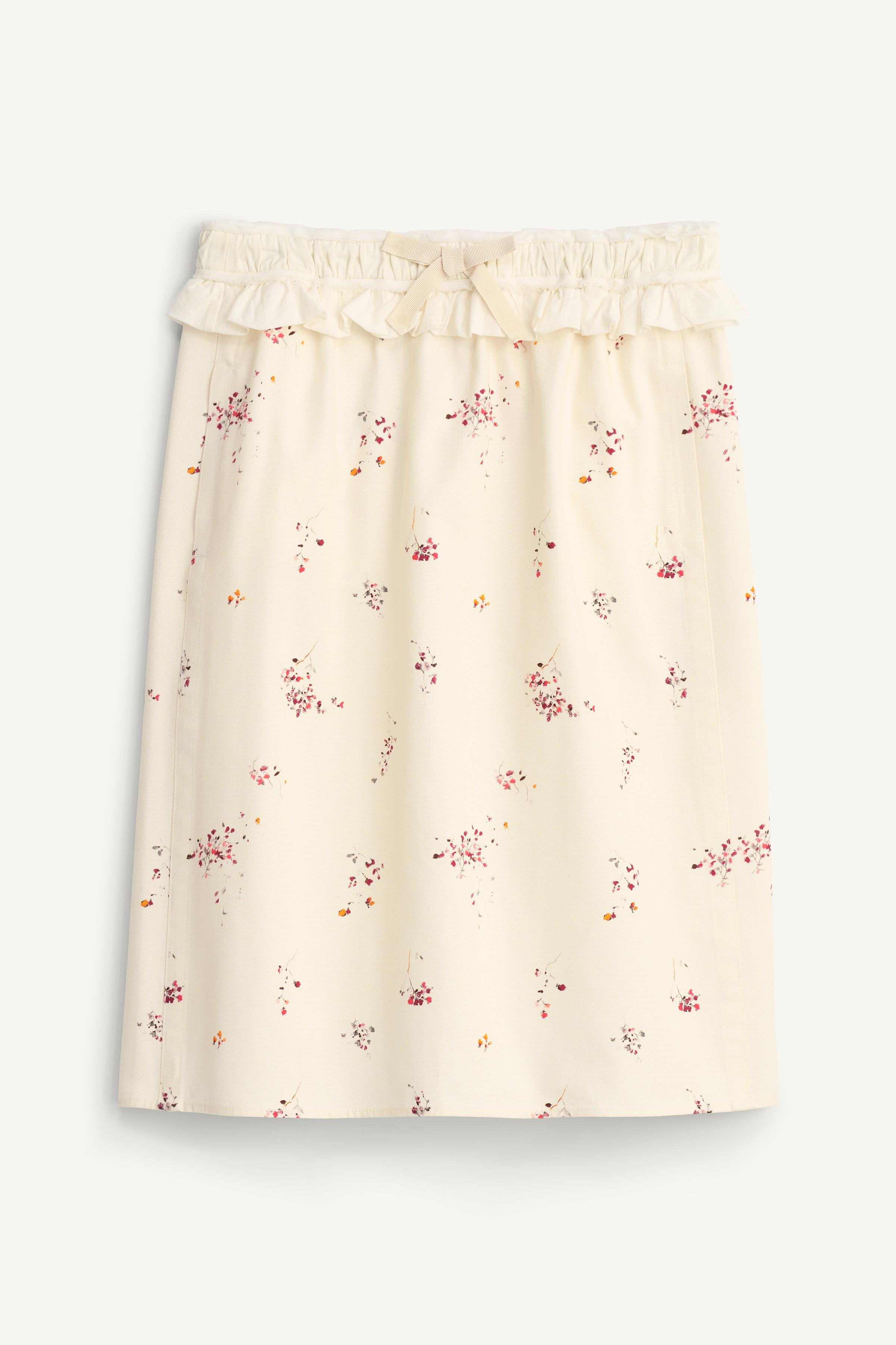 LIMITED EDITION PRINTED MIDI SKIRT | Zara US