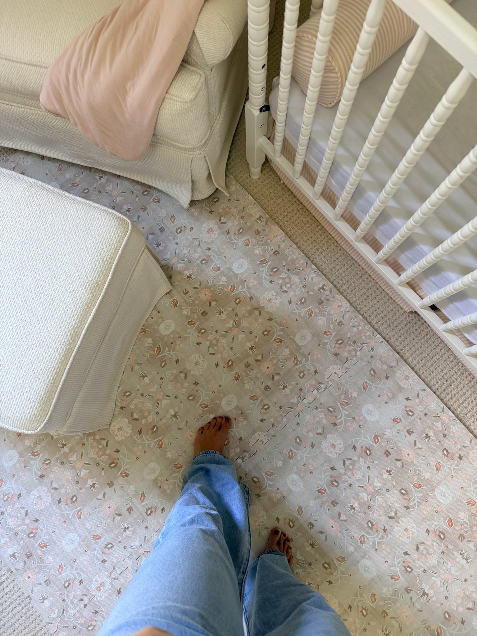 House of Noa playmat in color Linen size 4x8 

#Nursery #TheSouthernSource #PlayMat 

 #LTKHome #LTKBaby #LTKKids