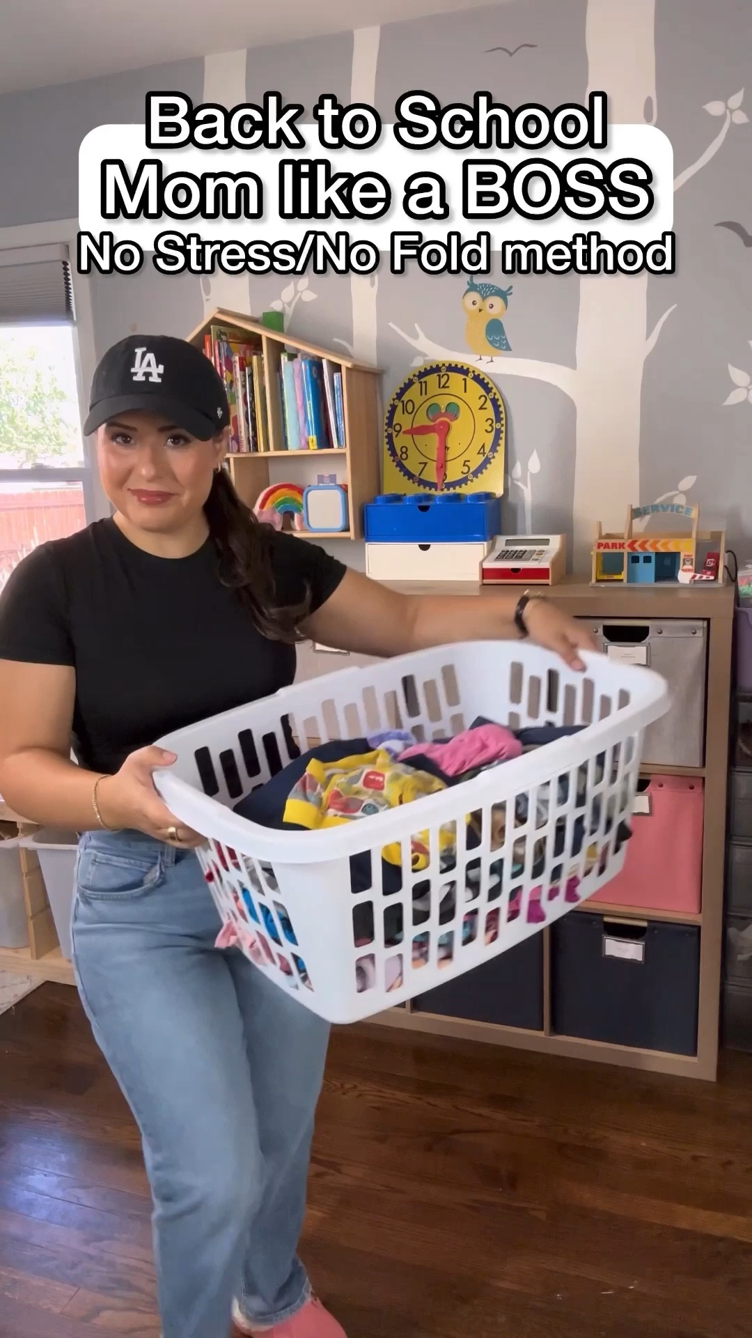 If your stressing about all the time laundry takes this method is a game changer! You can do it a few ways you can lay everything flat when it comes out of dryer and then lay flat in the bins for less wrinkles. Sometimes I do that and others I do just like you see in the video. If something is wrinkly and we’re heading out I steam it or throw in the dryer for a couple minutes with some ice cubes and presto no wrinkles and again more importantly no stress! I share #momhacks hope that helps! #backtoschool #backtoschooloutfit #kidsorganization #closetorganization #chicagomom #momtipsandtricks #parentinghacks

#LTKBacktoSchool #LTKKids #LTKFamily