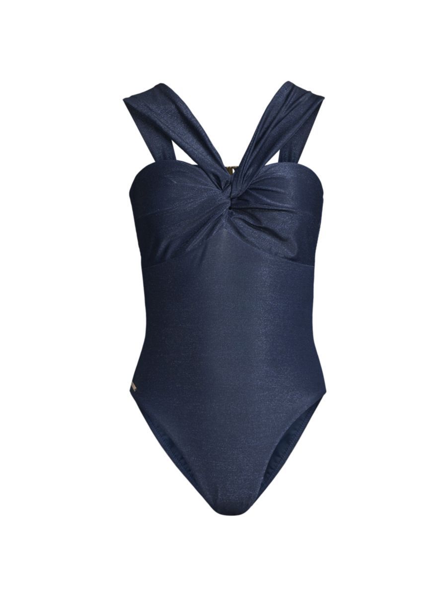 Betsy Twisted One-Piece Swimsuit | Saks Fifth Avenue