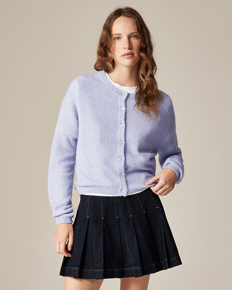 Supersoft bubble-hem cardigan | J. Crew US