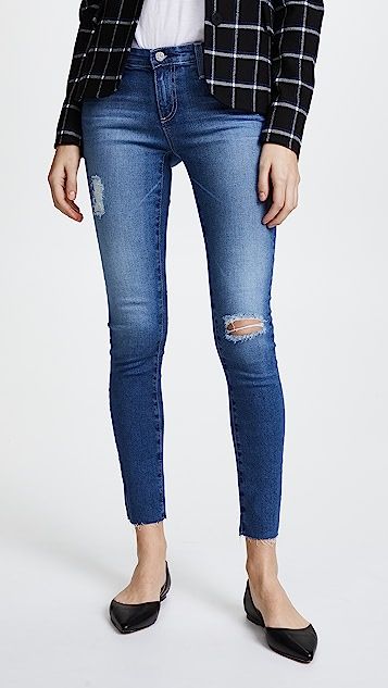 Raw Hem Legging Ankle Jeans | Shopbop