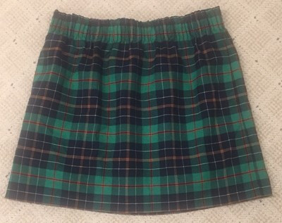 J Crew Womens Size 12 Green Plaid Tartan Wool Skirt Lined Pockets | eBay AU