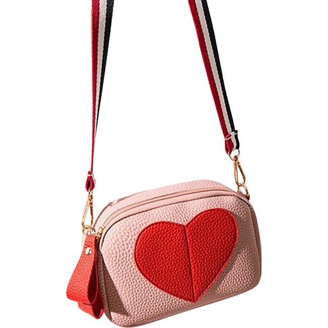 Boxed Heart Bag, Pink - Bags | Maisonette | Maisonette
