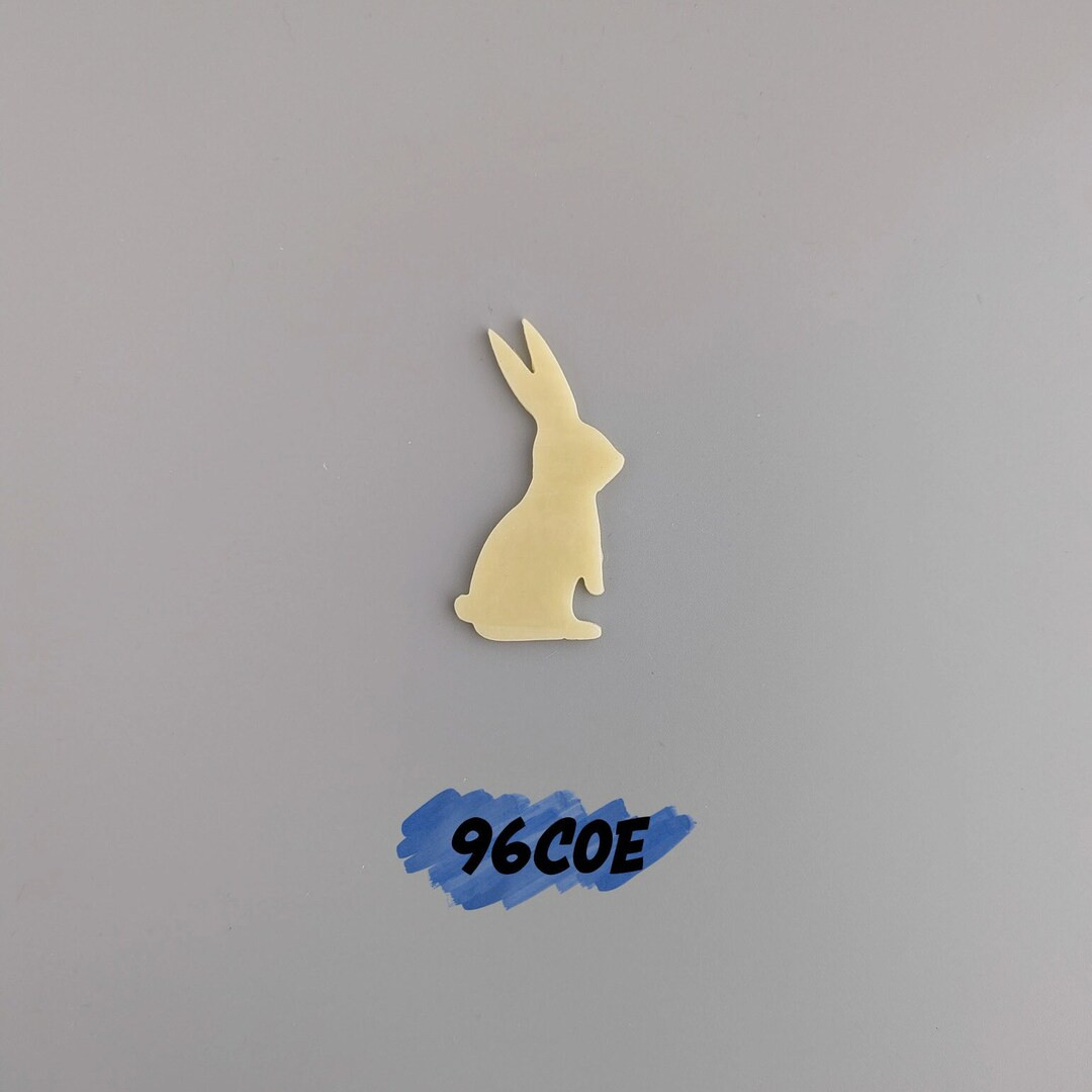 96 COE 2 1/2 Precut Glass Rabbit for Fused Stained Glass and Mosaic Crafts Glass Art Supplies Eas... | Etsy (US)