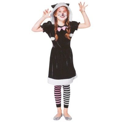 Northlight Black and White Girls Cat Children's Halloween Costume - Medium | Target