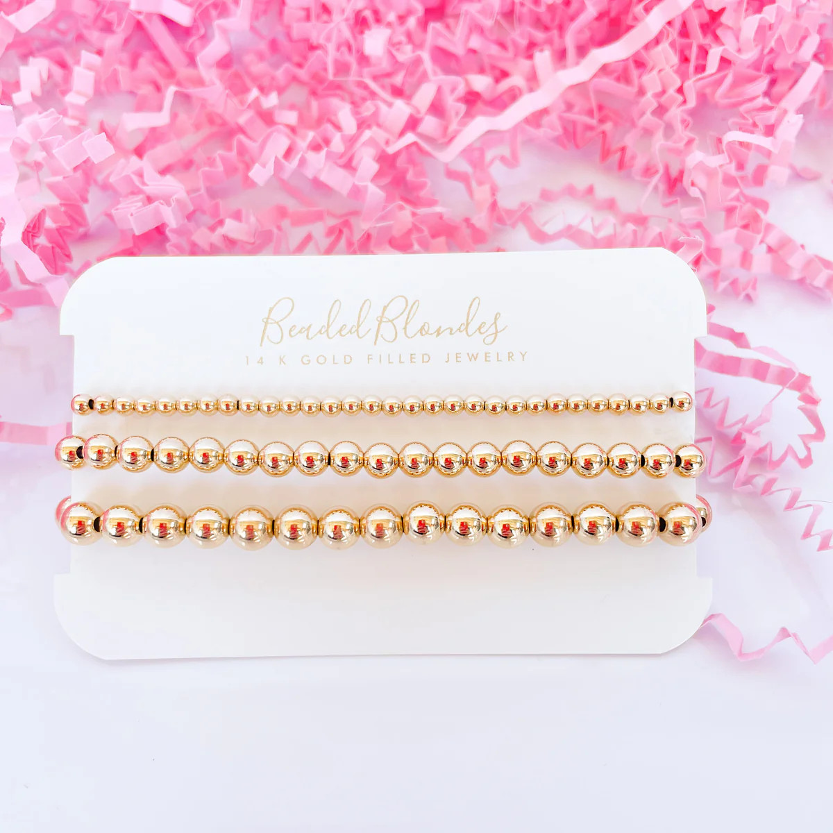 Not So Basic Set Gold | Beaded Blondes