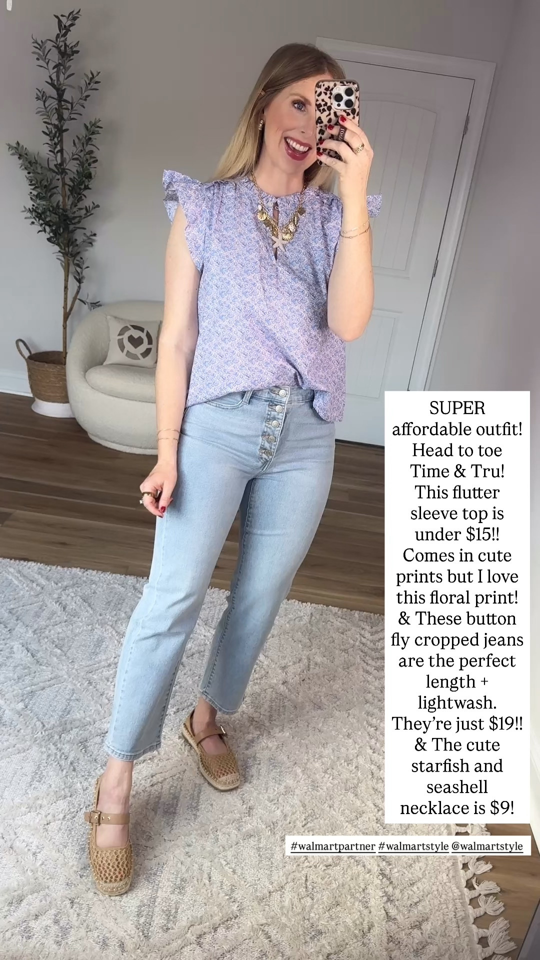 Weekend Walmart Wins try-on
Flutter sleeve top- small
Button fly cropped jeans- 4

#walmartpartner #walmartstyle @walmartstyle

#LTKmomlife #LTKgrwm #LTKootd