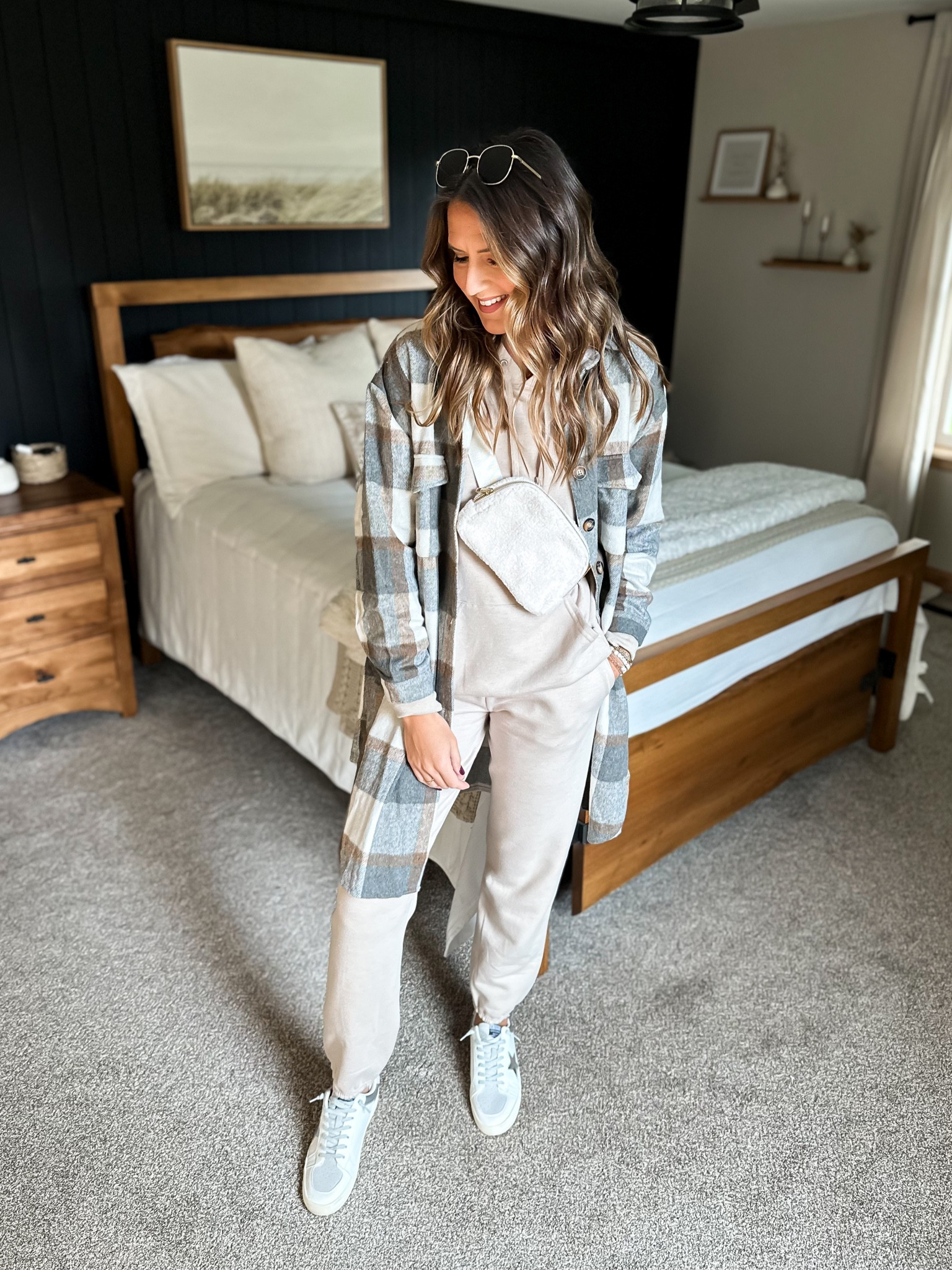 Comfy weekend look 

Joggers - small
Sweatshirt - medium 
Shacket - small 


#LTKstyletip #LTKfindsunder100 #LTKfindsunder50