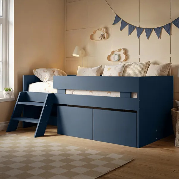 Logan Low Sleeper Bed Frame With Toybox | Dunelm