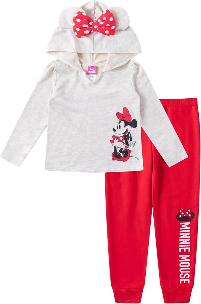 Disney Minnie Mouse Baby Girls Hoodie and Pants Set for Infant and Toddler Kids | Amazon (US)